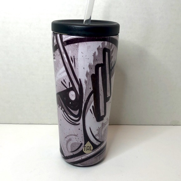 TAL Graffiti Abstract Stainless Steel 24oz Travel Mug - Picture 1 of 5